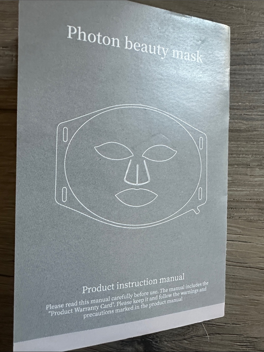 Beauty Mask — Gray Facial Mask Instruction Guide